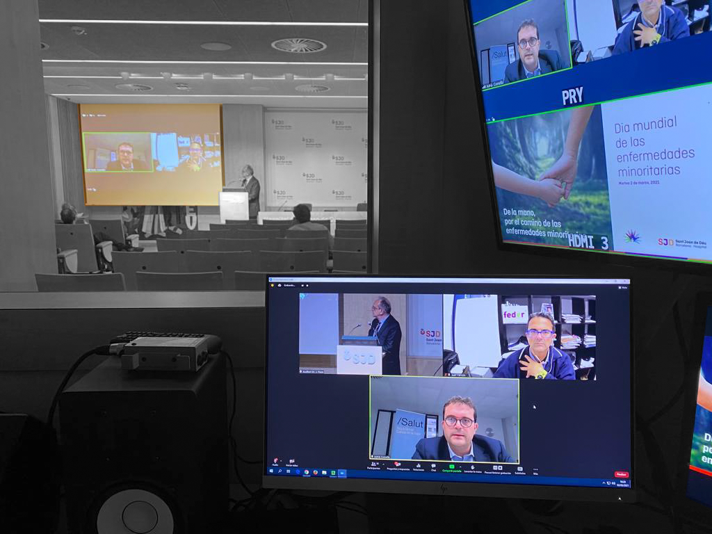 Auditorios equipados con Zoom para eventos médicos híbridos